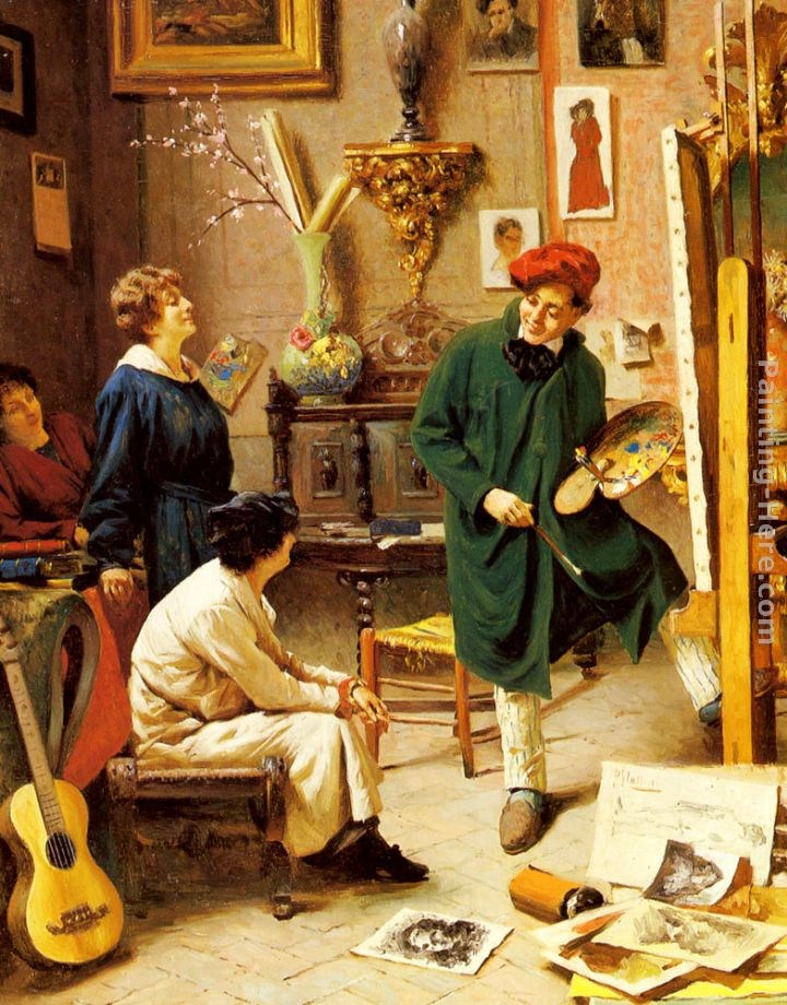 Pompeo Massani The Artist's Studio